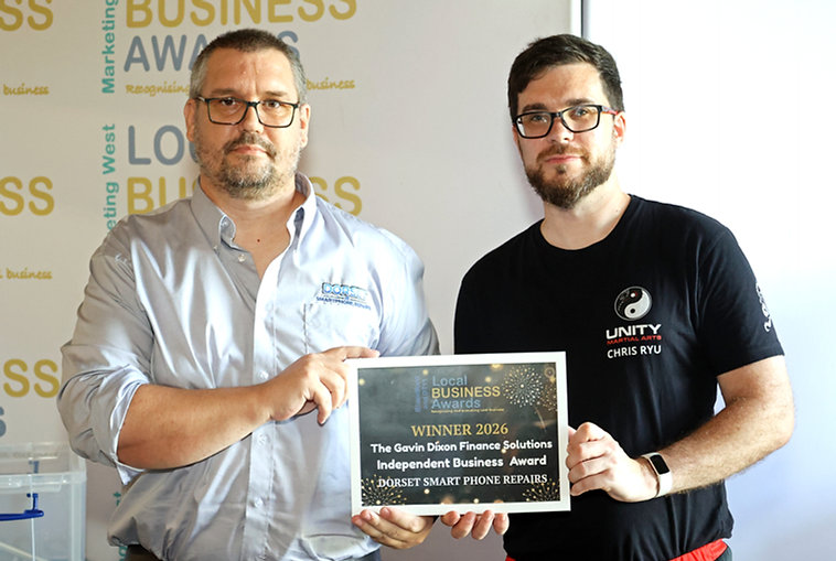 Dorset Smartphone Repairs at the Blandford Local Business Awards 2026